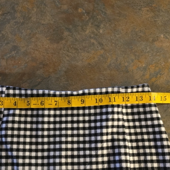 Love on a Hanger Black and White Gingham Pencil Skirt - Picture 4 of 5